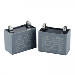 5uf 450VAC 50/60Hz CBB61 capacitor
