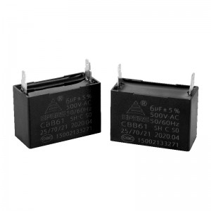 6uf 500V cbb61 capacitor for air conditioning