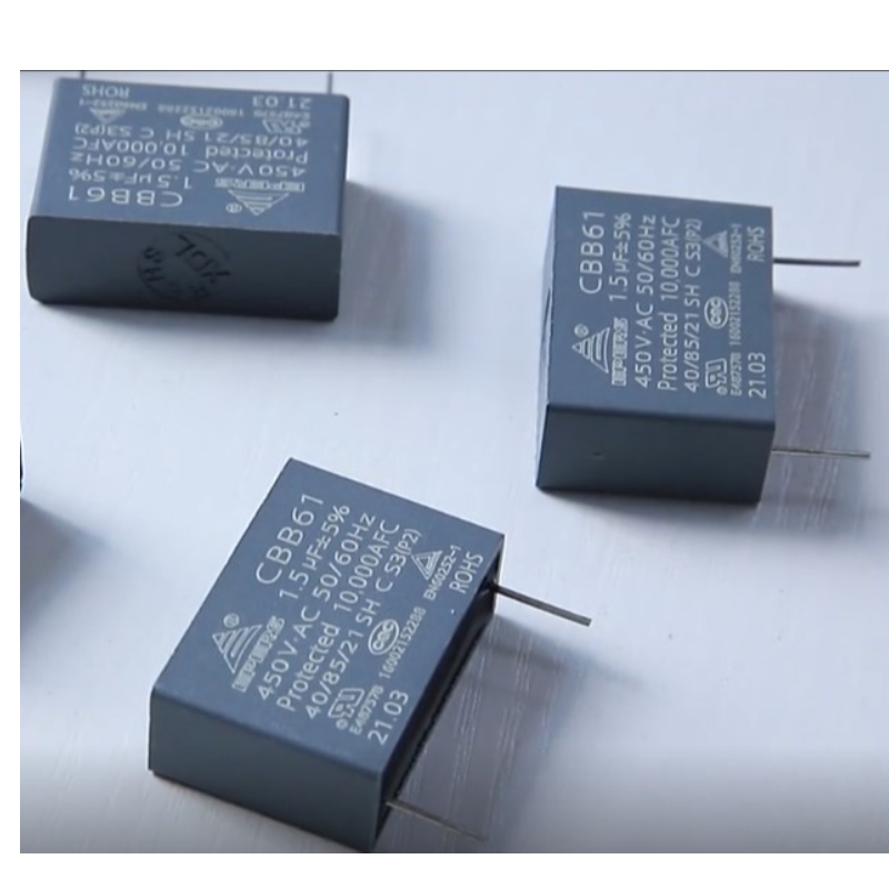 Hot sales MKP-X2 S3 1.5uf CBB61 power capacitor for fan